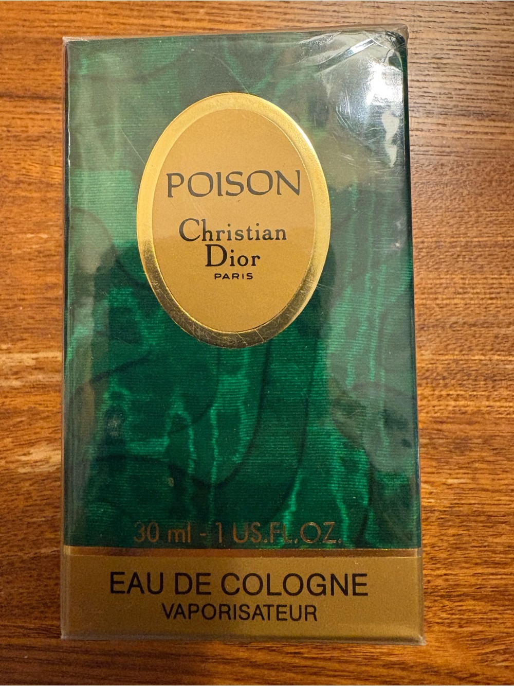 Dior Green and Gold Fragrance Box